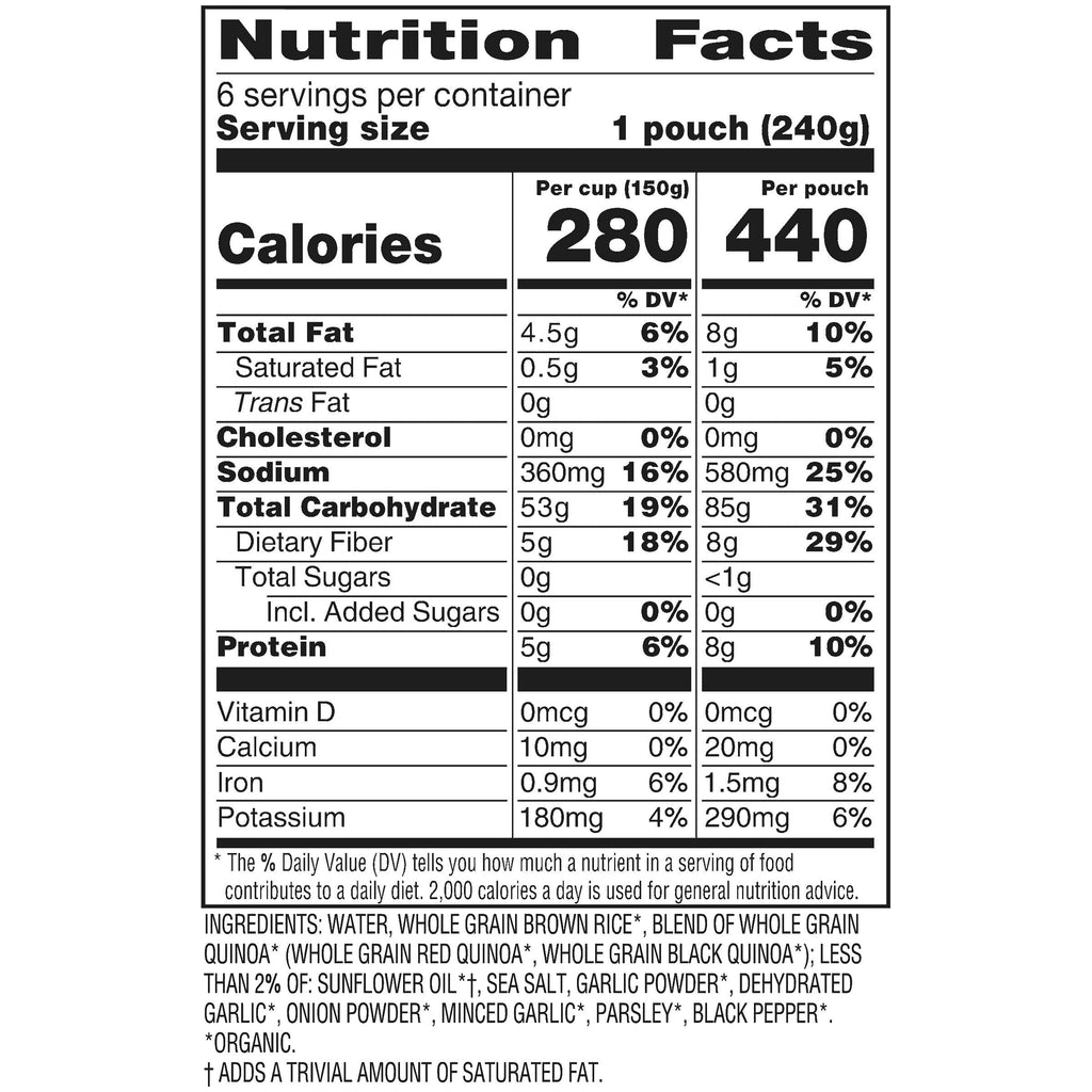 Seeds of Change Organic Quinoa and Brown Rice, 8.5 oz, 6 ct