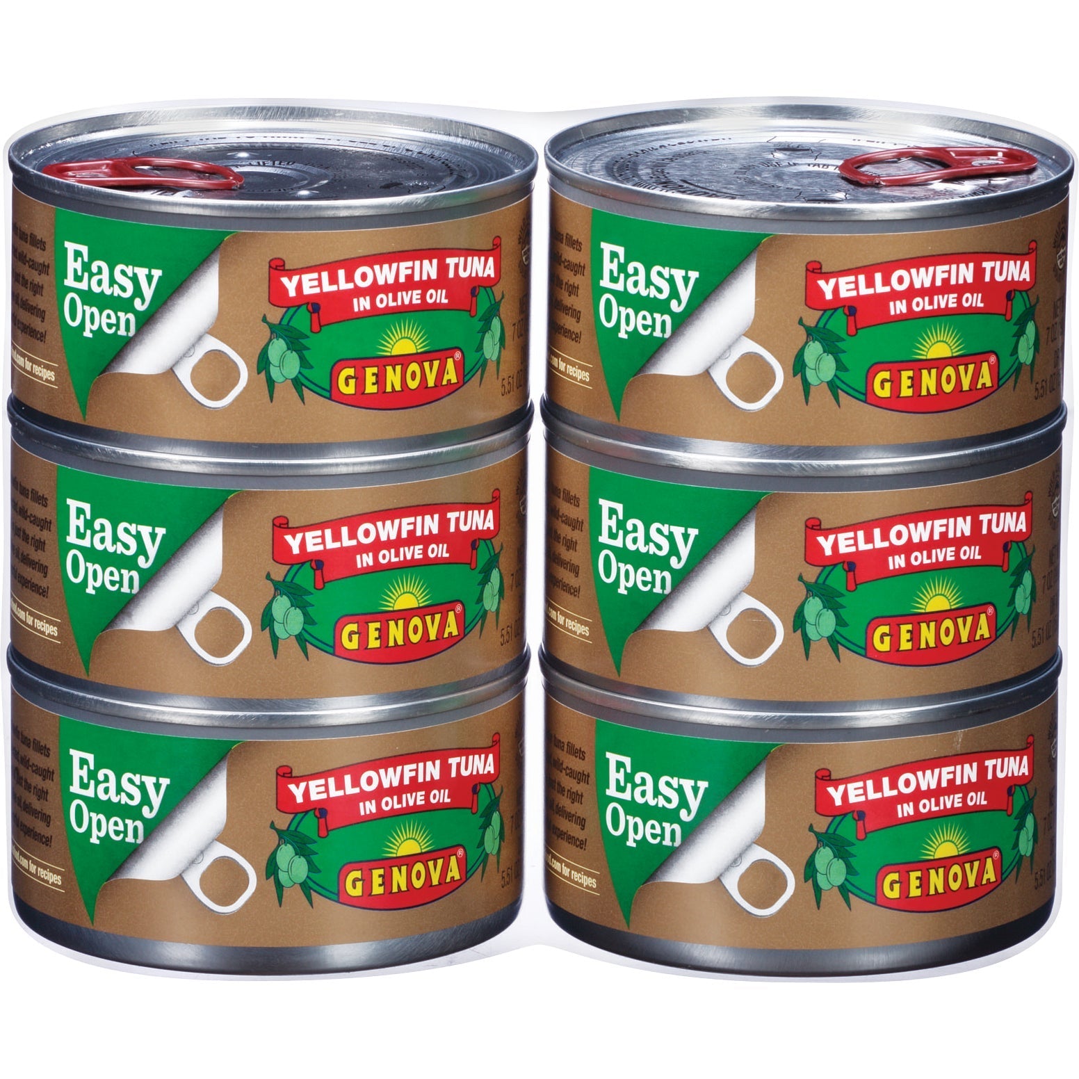 Genova, Yellowfin Tuna, 7 oz, 6-Count