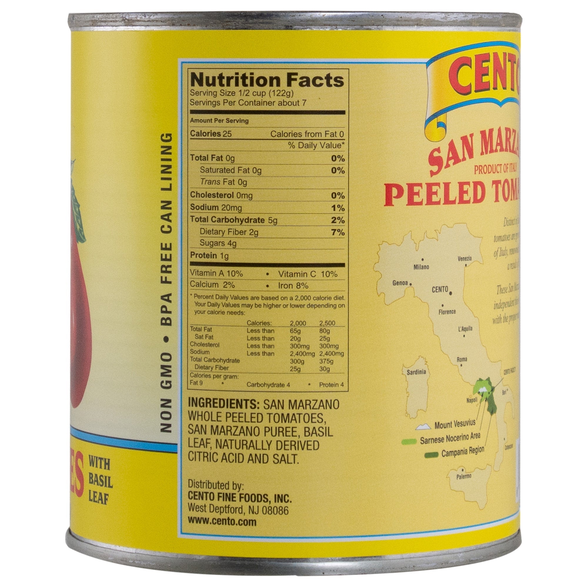 Cento San Marzano Tomatoes, Peeled, 28 oz, 3-count