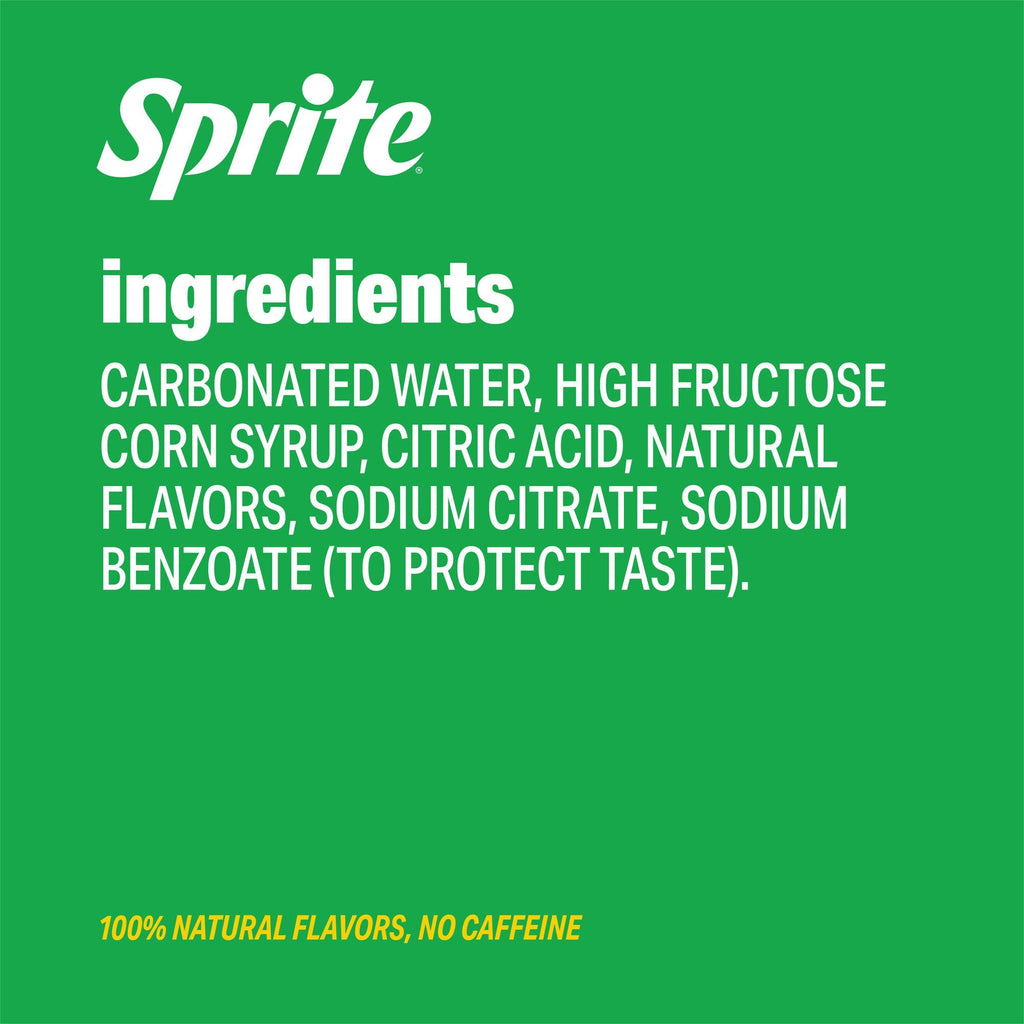 Sprite Lemon-Lime Caffeine Free Soda Soft Drink Cans, 12 fl oz, 35-count