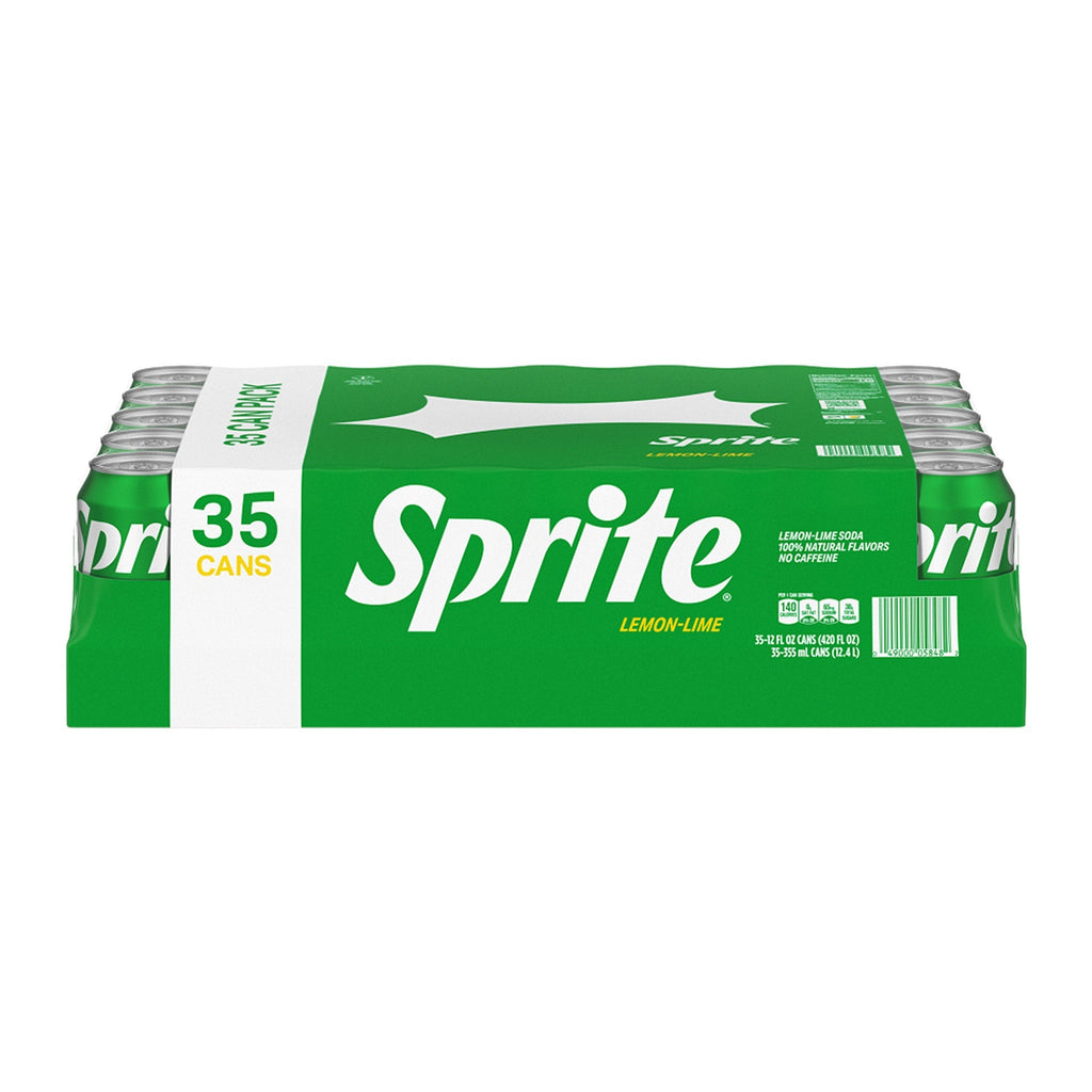 Sprite Lemon-Lime Caffeine Free Soda Soft Drink Cans, 12 fl oz, 35-count