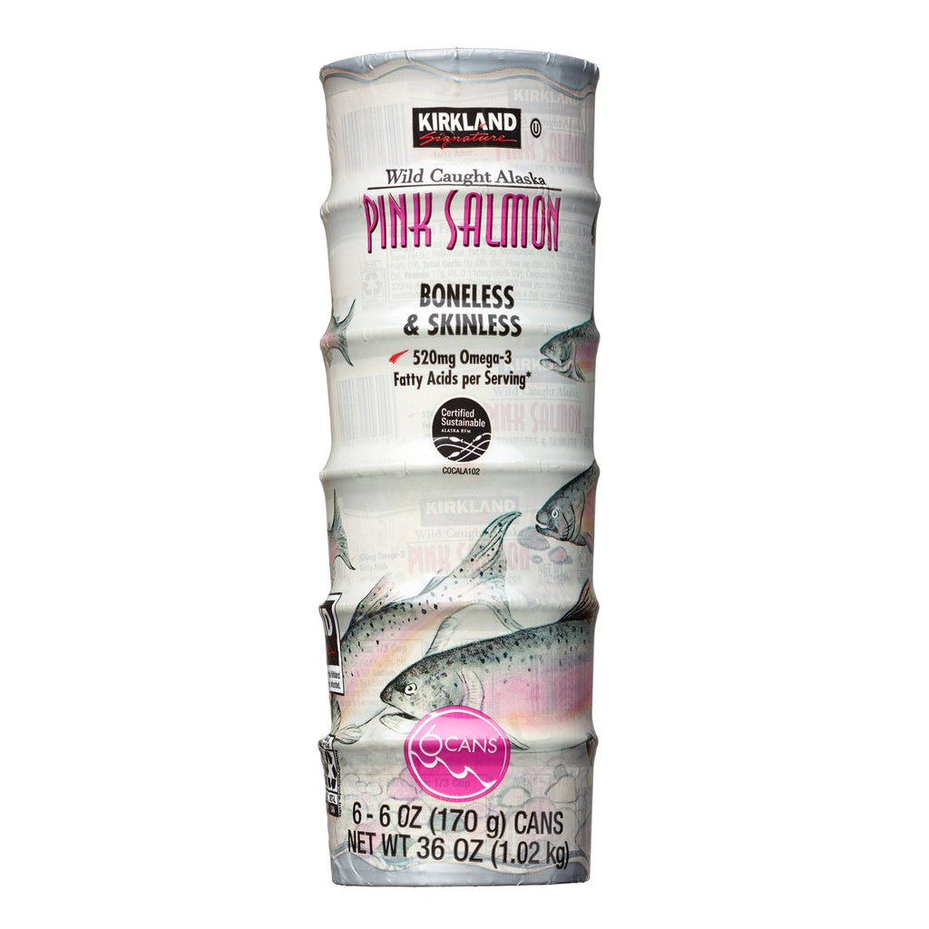 Wild Alaskan Pink Salmon, 6 oz, 6-Count