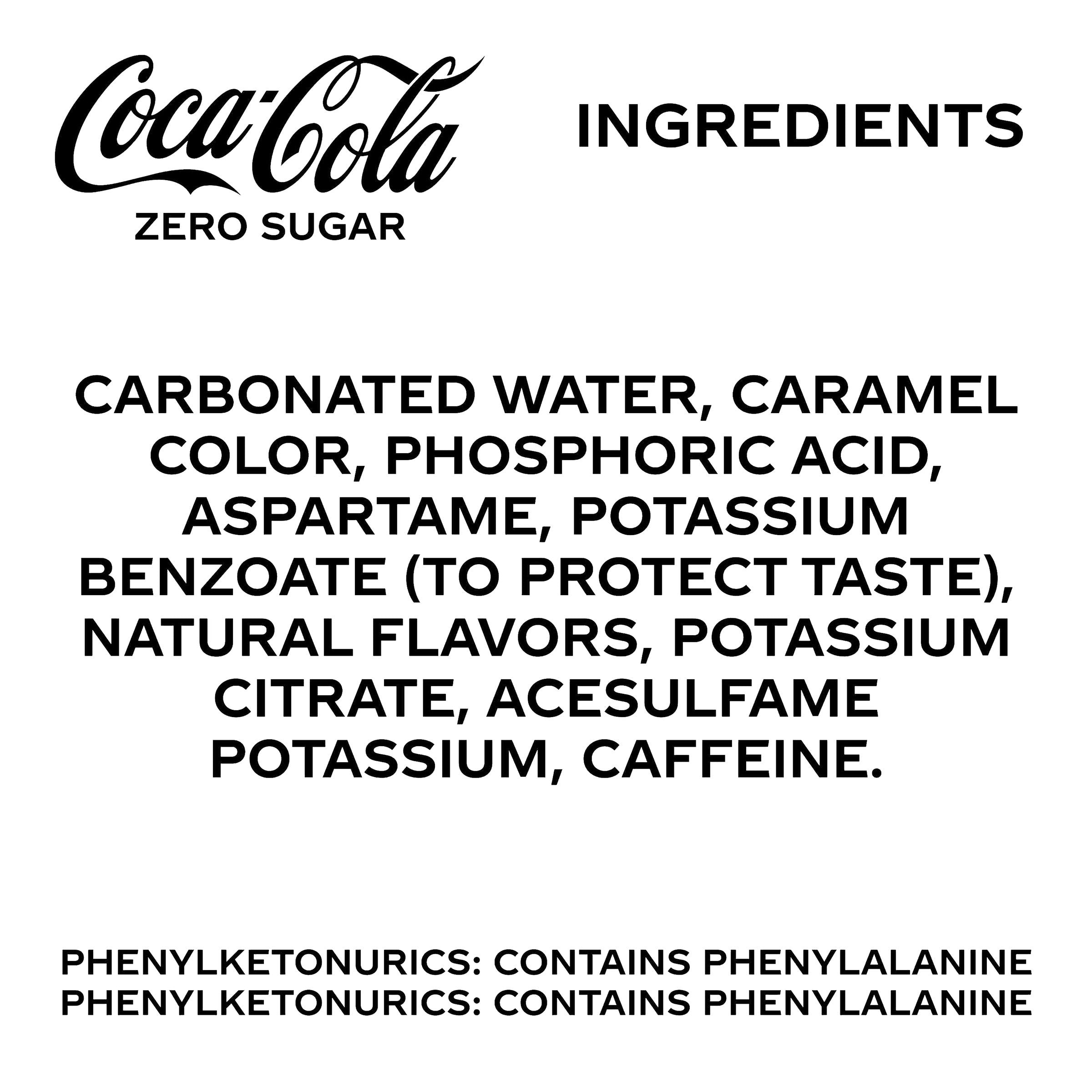 Coke Zero Sugar, 12 fl oz, 35-count