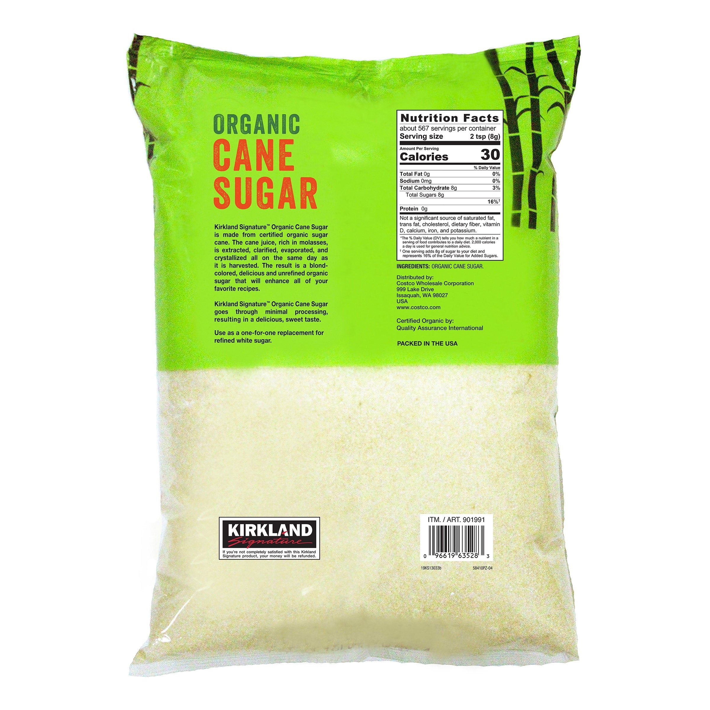 Organic Sugar, 10 lbs