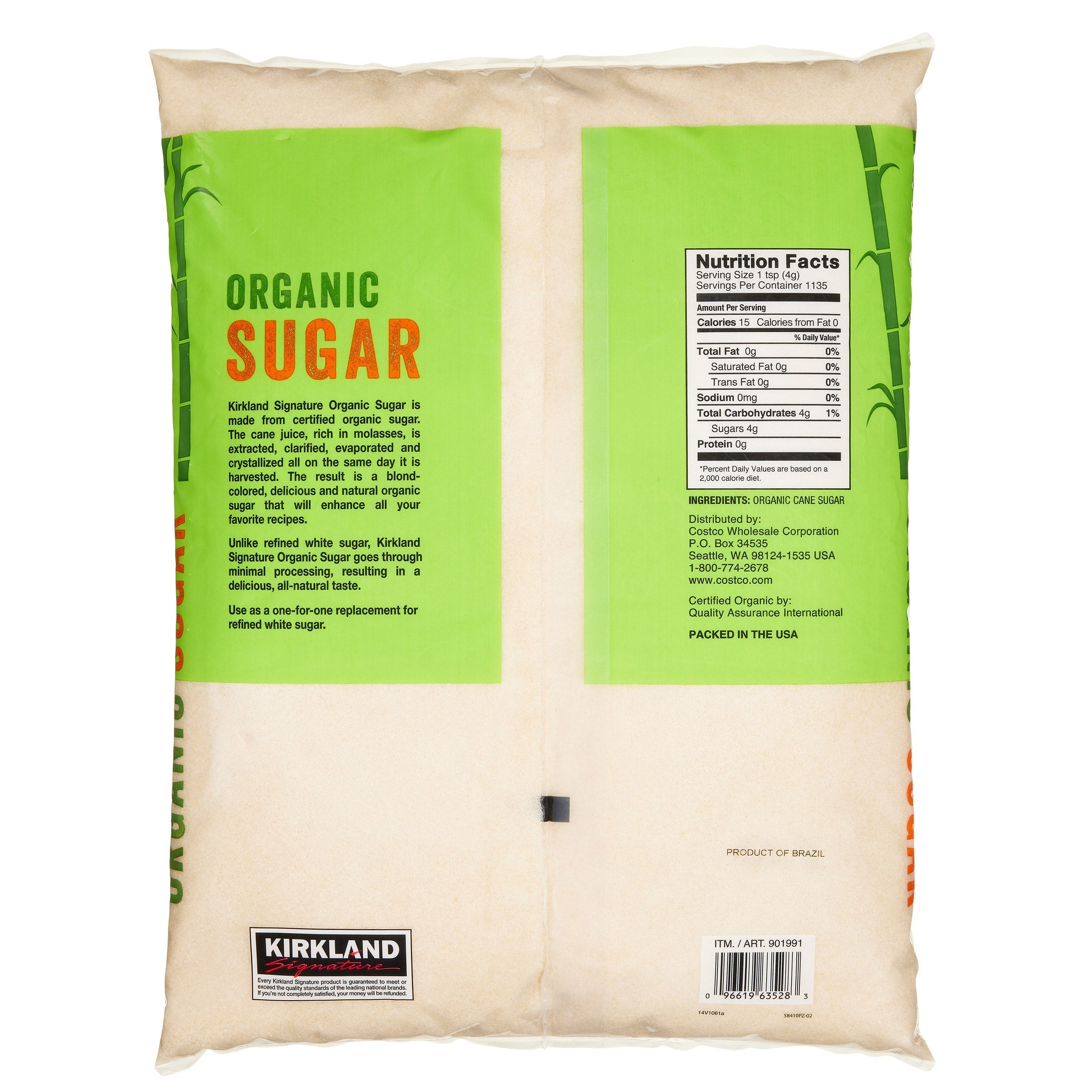 Organic Sugar, 10 lbs