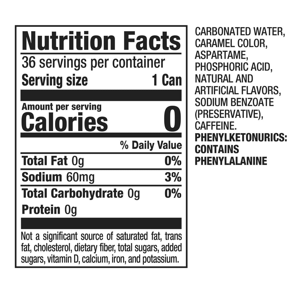 Diet Dr Pepper, 12 fl oz, 36 ct