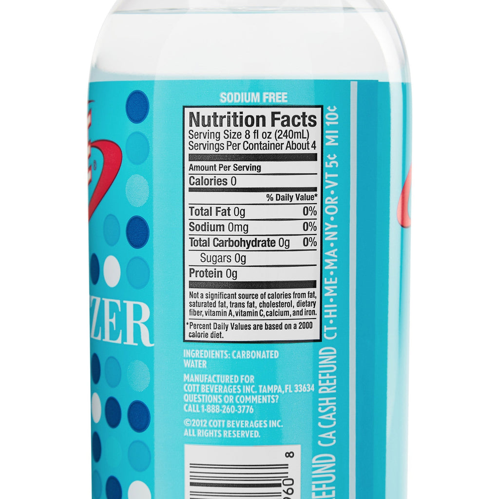 Vintage Seltzer Water, 33.8 fl oz, 12-count