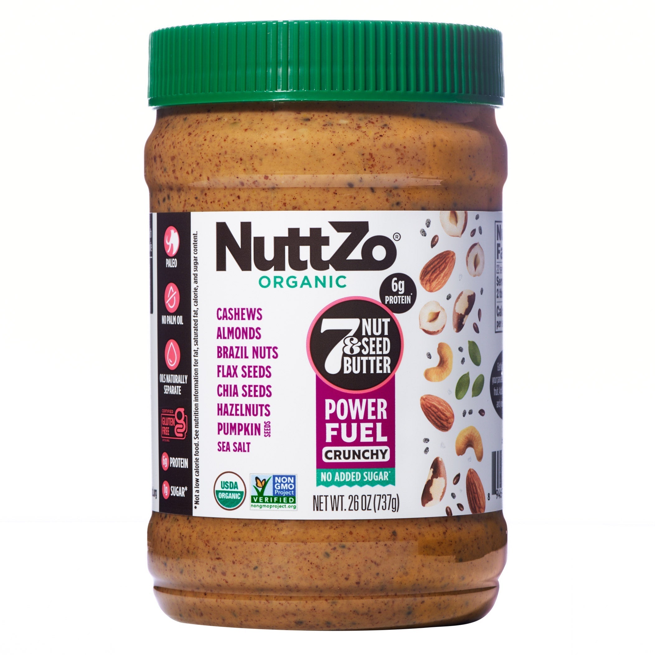 NuttZo Organic Mixed Nut and Seed Butter, 26 oz