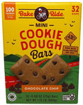 Bake Ride Mini Chocolate Chip Cookie Dough Bars, .88 oz, 32-count
