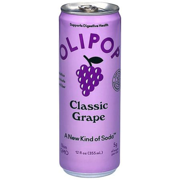 OLIPOP Prebiotic Soda, Assorted Flavor, 12 fl oz