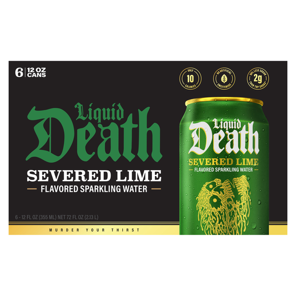 Liquid Death Soda-Flavored Sparkling Water, Assorted Flavor, 12 fl oz