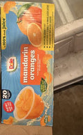 Dole Mandarin Oranges Fruit Cups, 4 oz, 20 ct