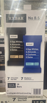 RXBAR Protein Bars, Variety Pack, 14-count