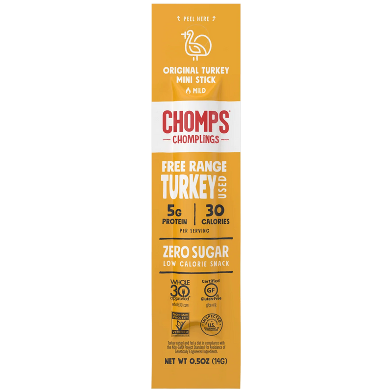 Chomps Chomplings Original Turkey Mini Stick, 0.5 oz