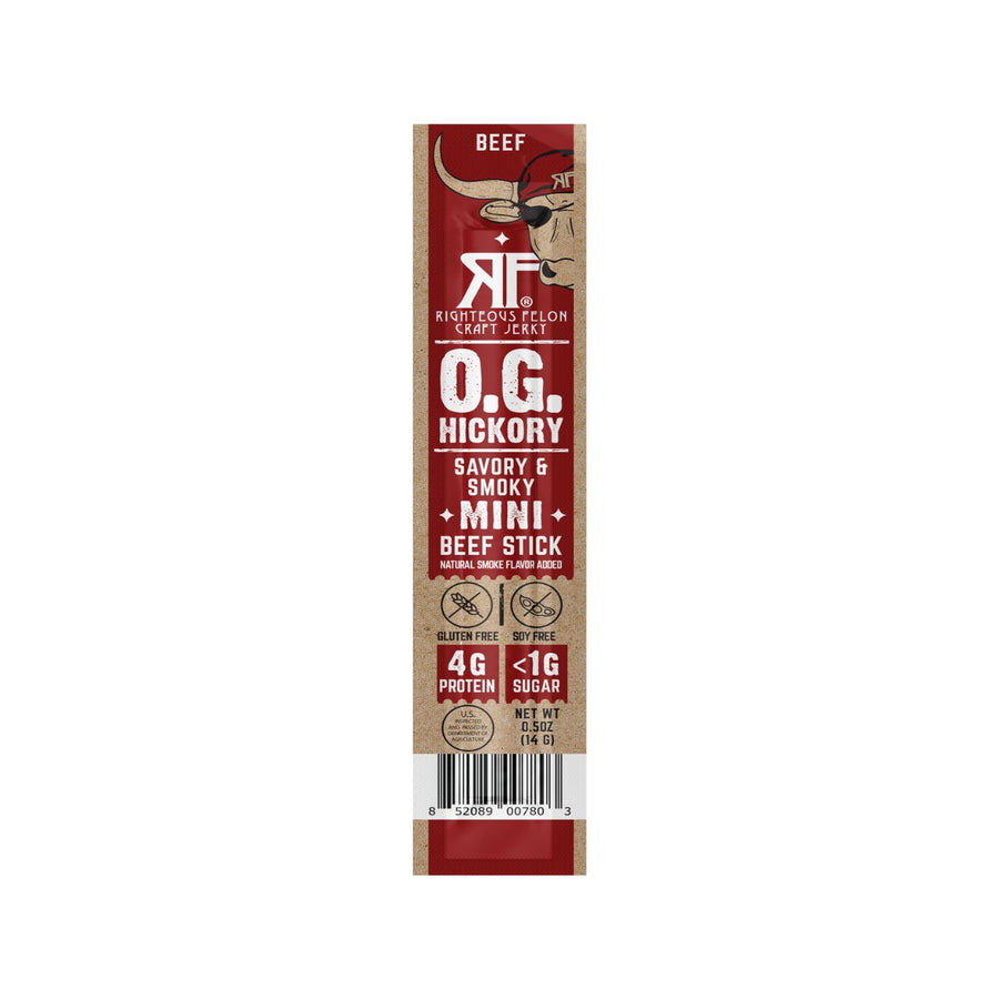 Righteous Felon Mini Meat Stick, Assorted Flavor, 0.5 oz