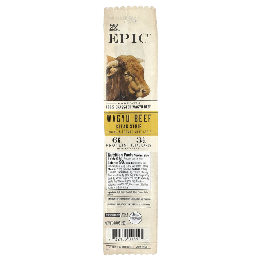 EPIC Wagyu Beef Steak Strip, 0.8 oz