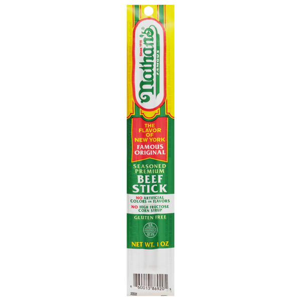 Nathan's Famous Original Beef Stick, 1 oz