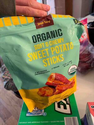The SnakYard Organic Sweet Potato Sticks, 2.82 oz, 6-count