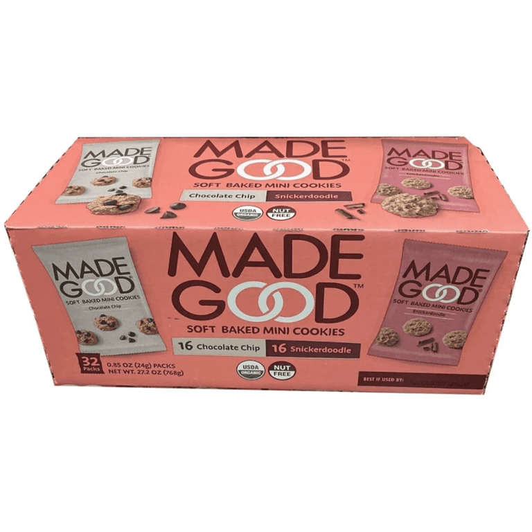 Made Good Mini Cookies Variety pack, 32-count