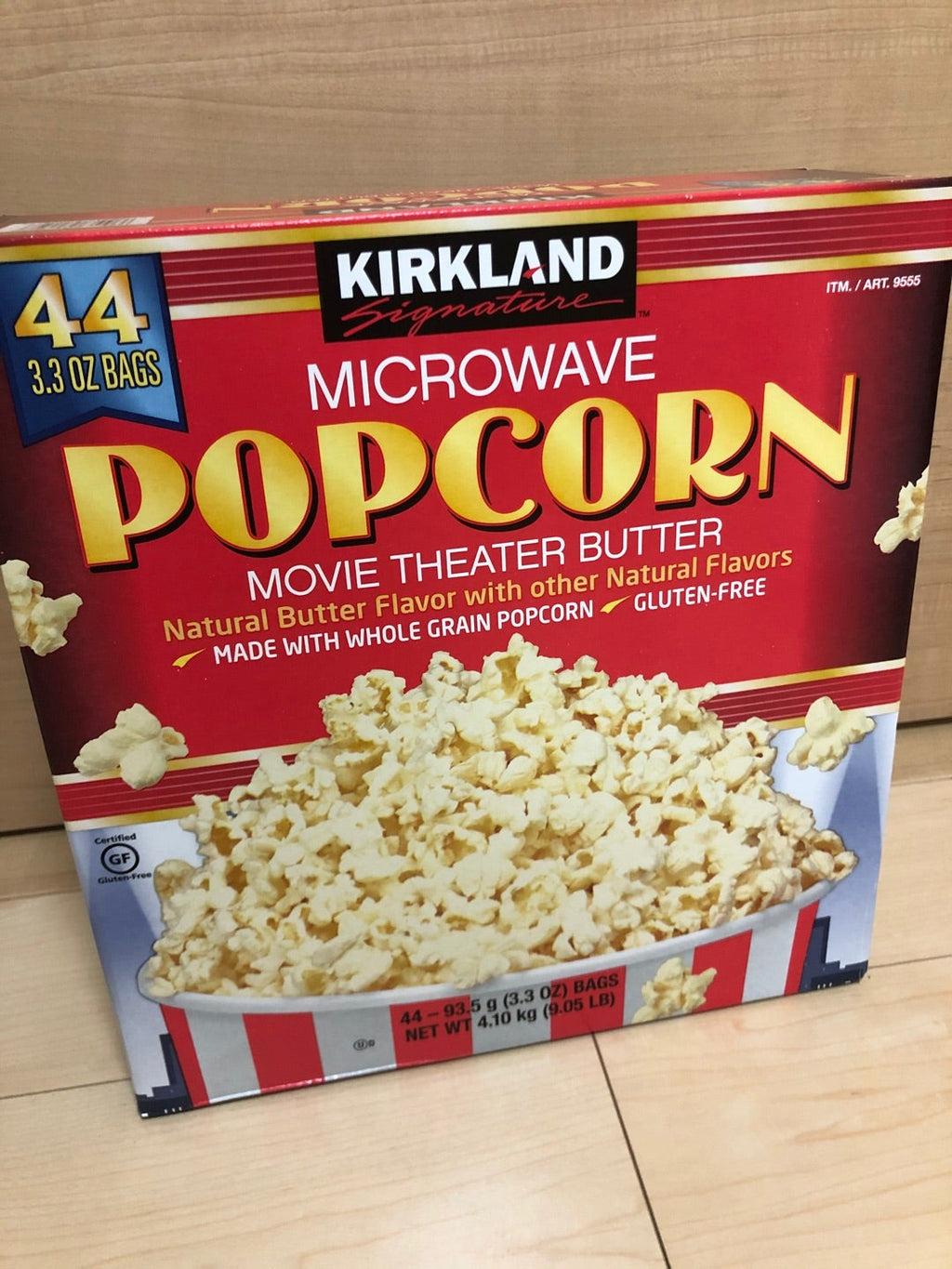 Microwave Popcorn, Movie Theater Butter, 3.3 oz, 44-count