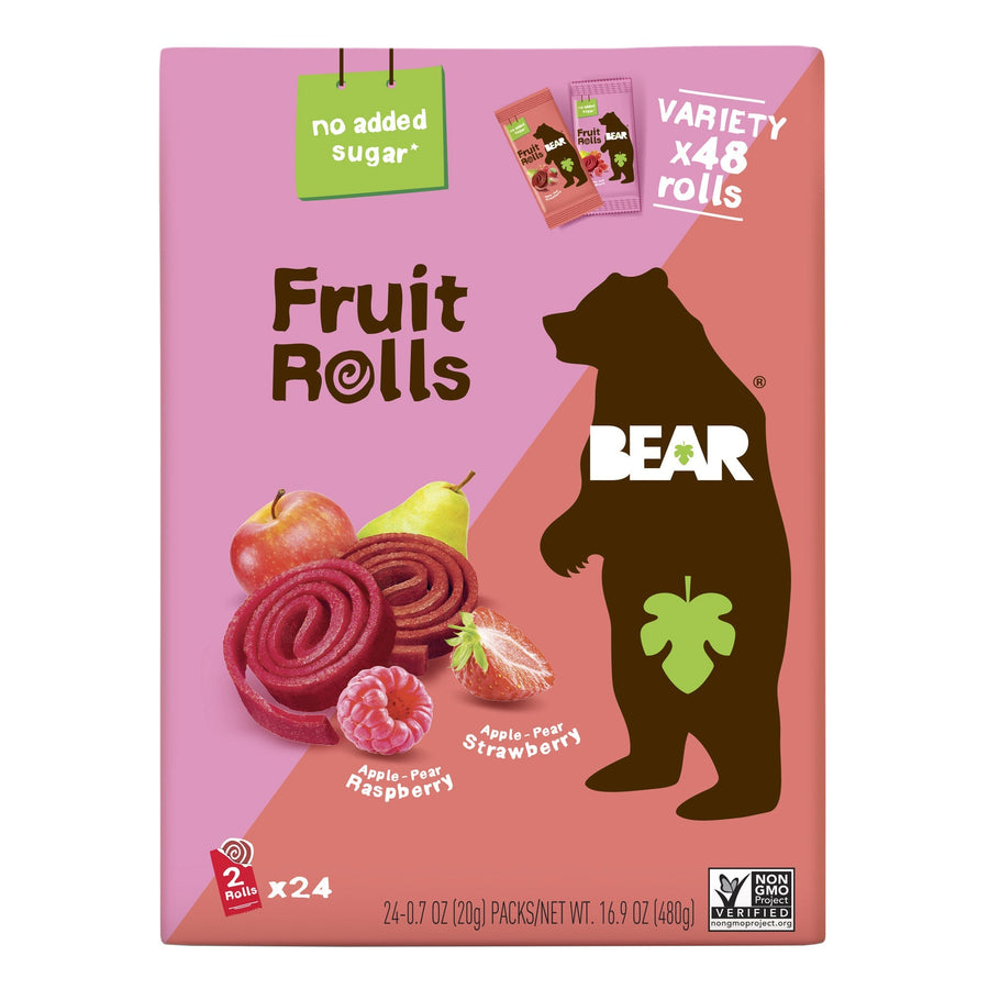 BEAR Fruit Roll, Assorted Flavor, 0.35 oz