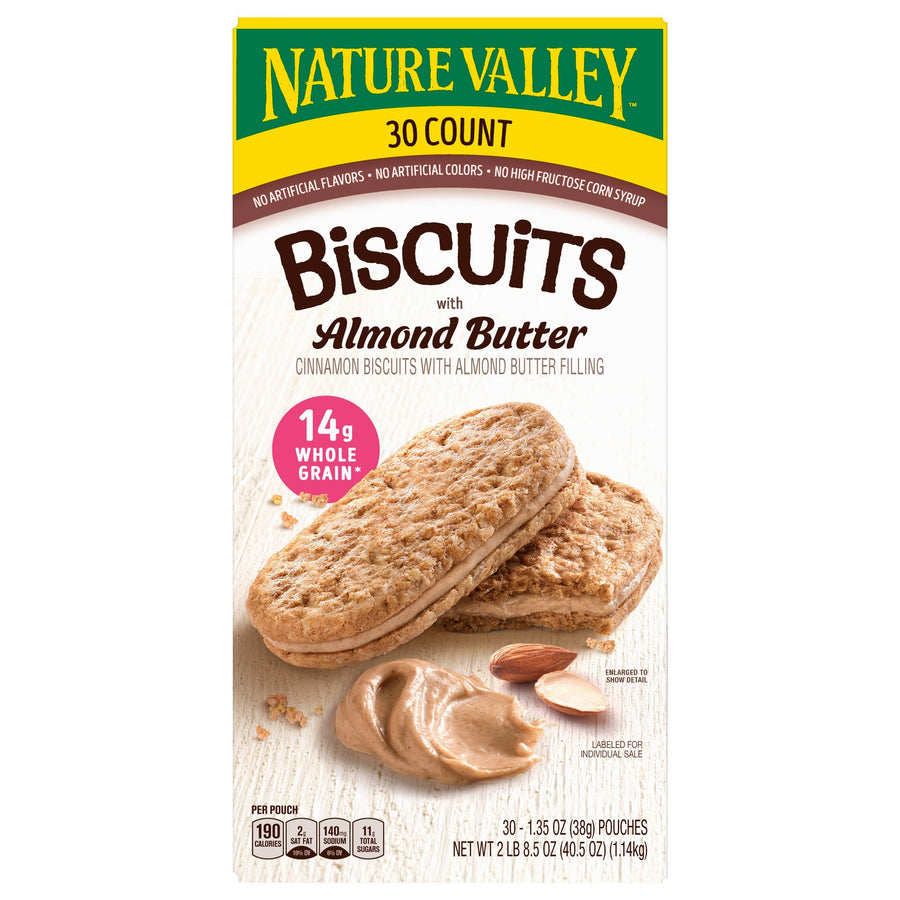 Nature Valley Almond Butter Biscuits, 1.35 oz