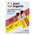 Pure Organic Layered Fruit Bars, Variety Pack, 0.63 oz, 28-count