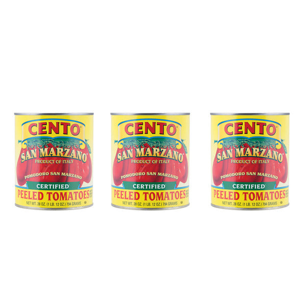Cento San Marzano Tomatoes, Peeled, 28 oz, 3-count