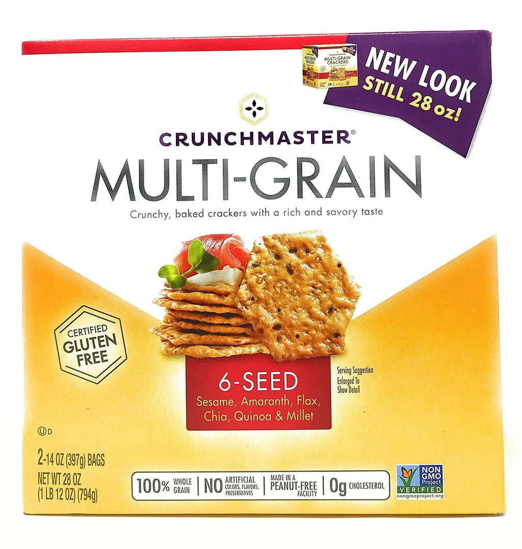 Crunchmaster 6-Seed Multi-Grain Crackers, 28 oz