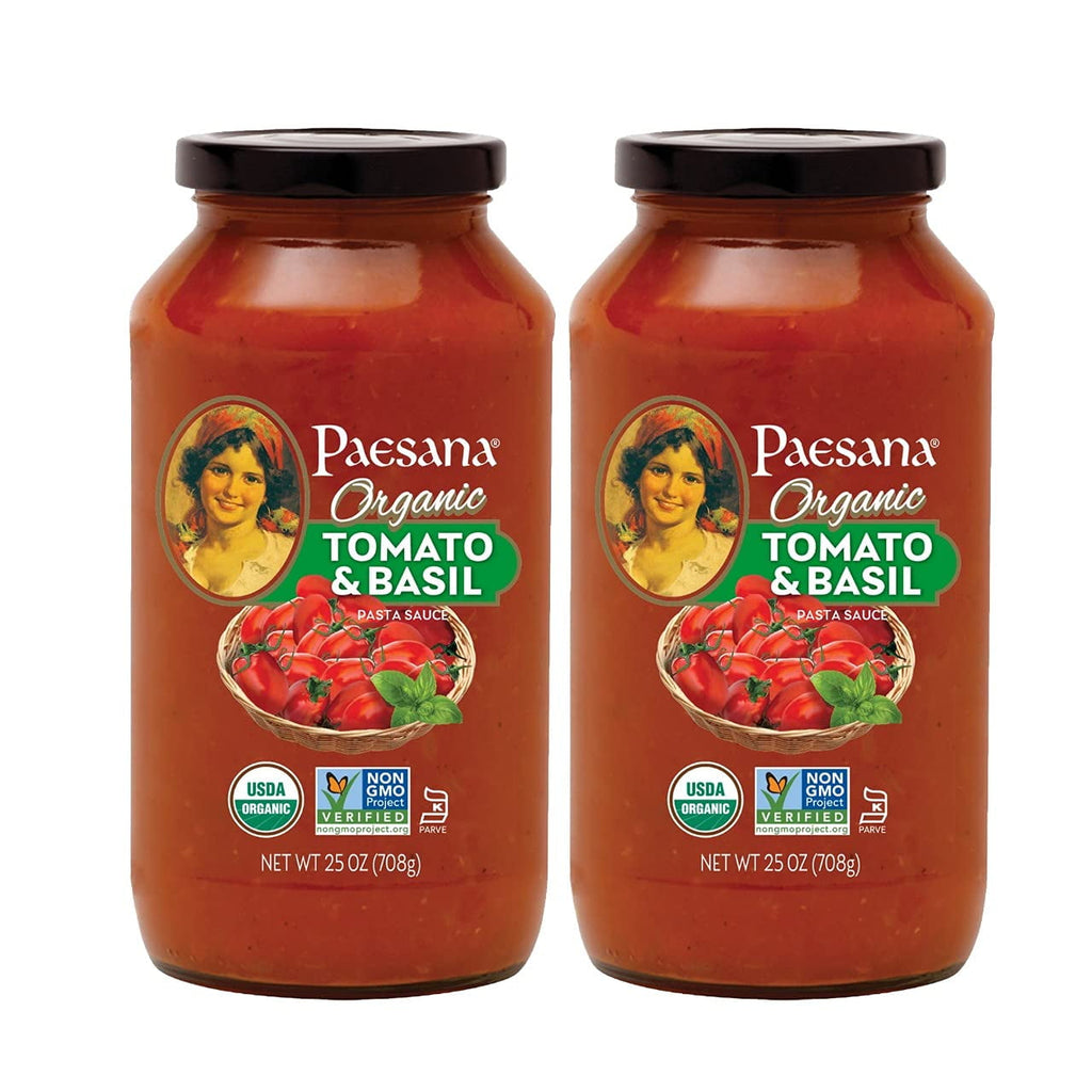 Paesana Organic Tomato Basil, 25 oz., 2-count