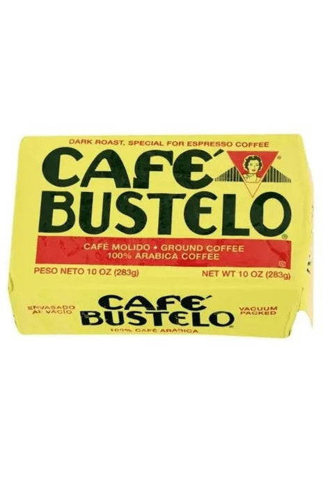 Cafe Bustelo Espresso Ground Coffee, Dark Roast, 10 oz brick, 4 ct