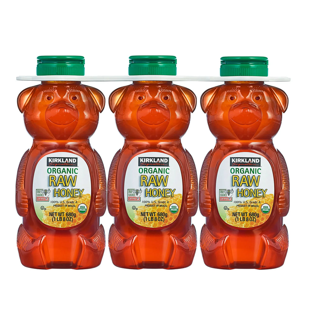 Organic Raw Honey, 24 oz, 3-count