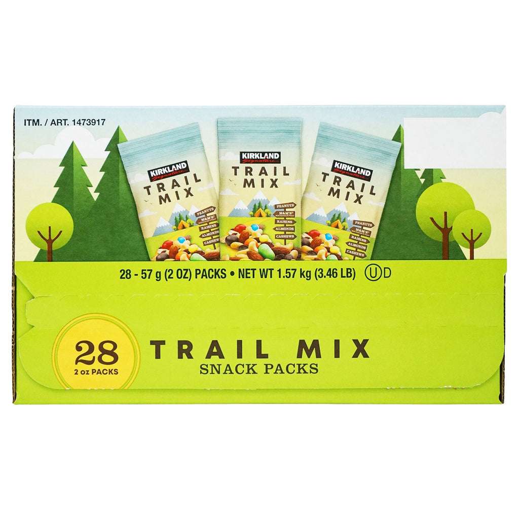 Trail Mix Snack Packs, 2 oz, 28-count
