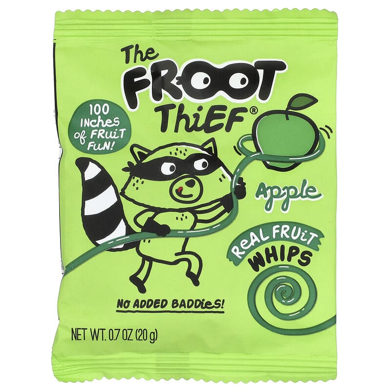 Froot Thief Real Fruit Whips, .7 oz, 20-pack