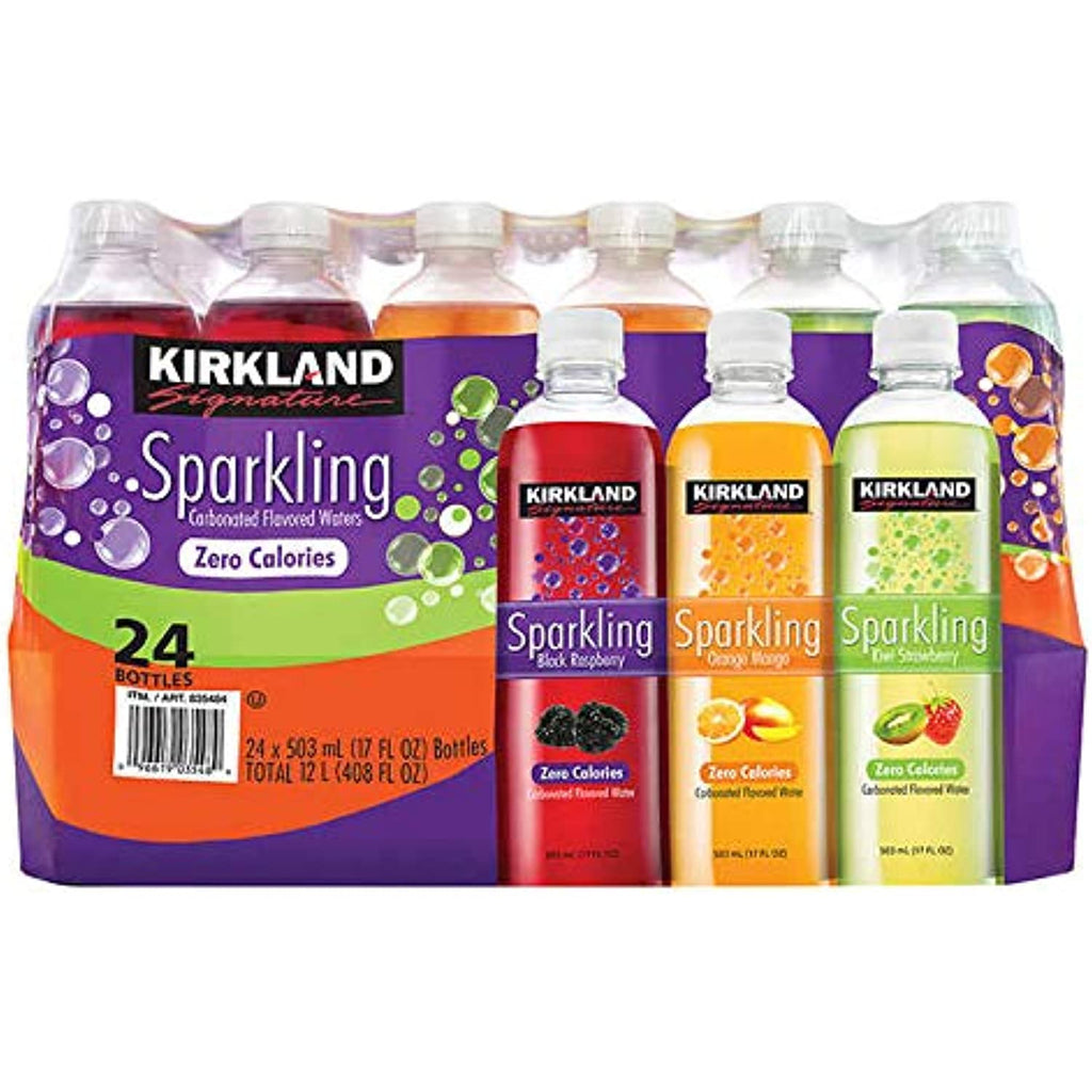 Flavored Sparkling Water, 17 fl oz, 24-count