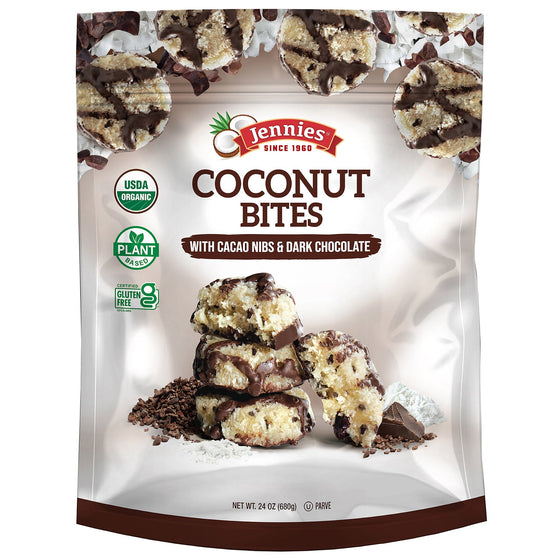 Jennies Organic Coconut Cacao Bite, 24 oz