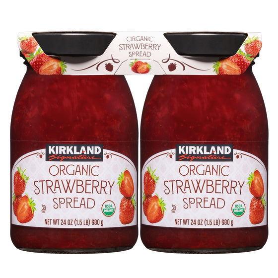 Organic Strawberry Spread, 24 oz, 2 ct