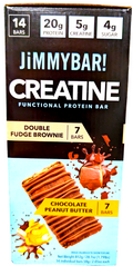 JiMMYBAR Creatine Functional Protein Bar Variety Pack, 2.05 oz, 14-count