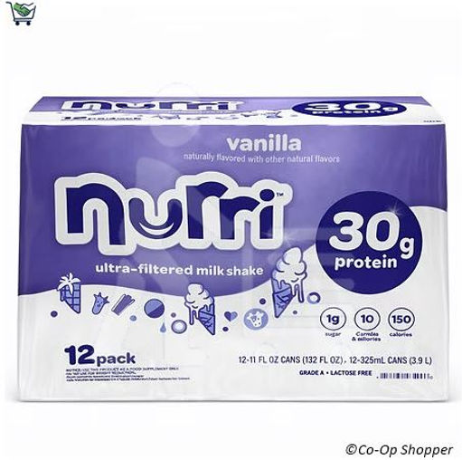 Nurri 30g Protein Shake, Vanilla, 11 fl oz, 15-pack