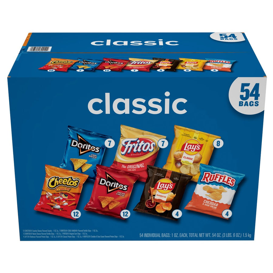 Frito-Lay Classic Mix Chips, Assorted Flavor, 1 oz