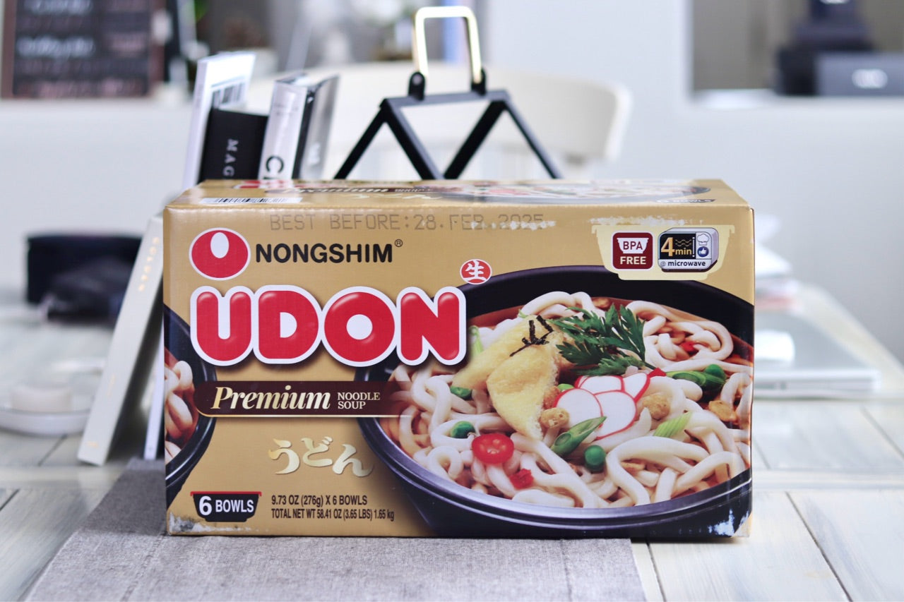 Nongshim Udon Premium Noodle Soup, 9.73 oz, 6 ct