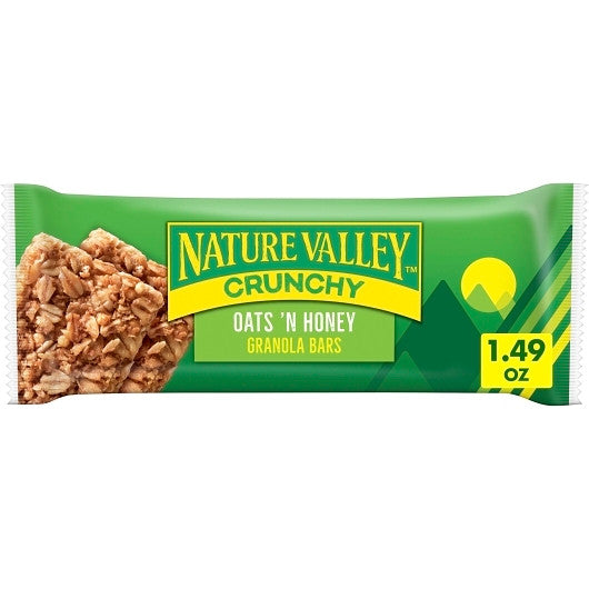 Nature Valley Crunchy Granola Bar, Oats 'n Honey, 1.49 oz, 49-count