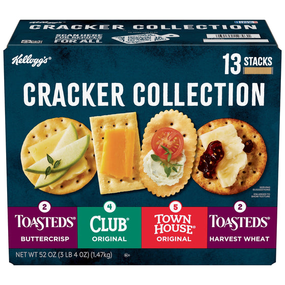 Kellogg's Cracker Collection, Variety Pack, 13-stacks