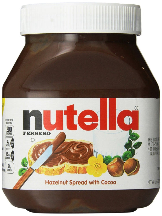 Nutella Peanut Spread with Cocoa, 26.5 oz, 2 ct