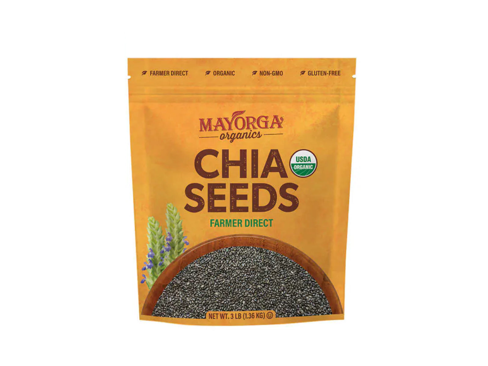 Mayorga Organic Chia Seeds, 3 lb
