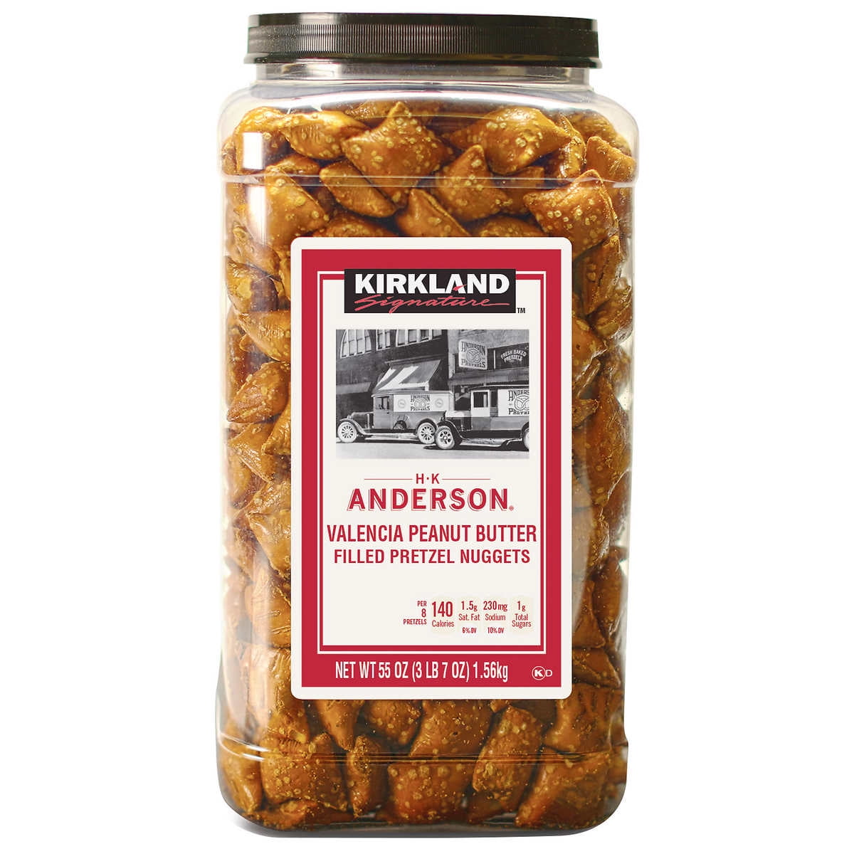 Peanut Butter Filled Pretzel Nuggets, 55 oz