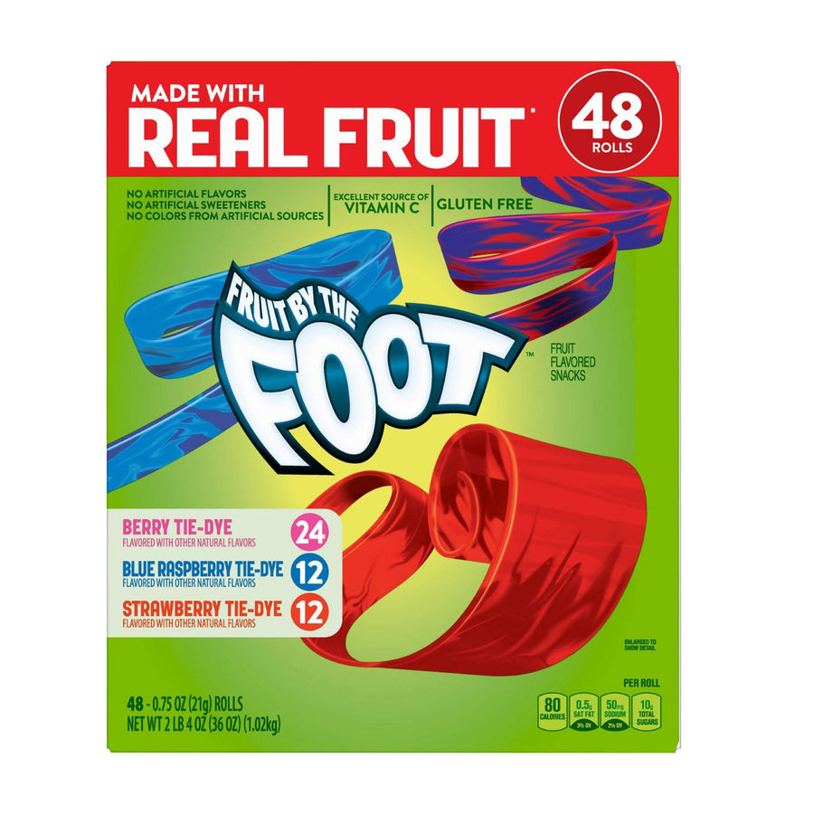 Fruit by the Foot Fruit Snack, Assorted Flavor, 0.75 oz